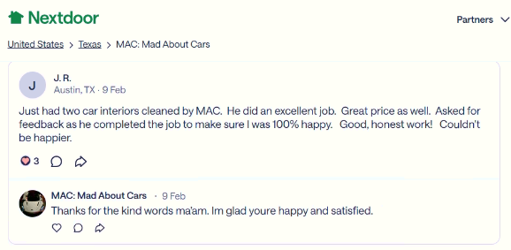 Revive your car's interior: Austin's best mobile deep-clean for coffee stains, pet hair, and odors - Verified Result